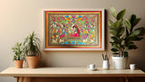 Madhubani Painting Doli Kahar, Indian Folk Art Painting , Wedding Gift