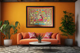 Madhubani Painting Doli Kahar, Indian Folk Art Painting , Wedding Gift