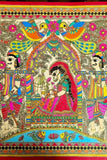 Madhubani Painting Doli Kahar, Indian Folk Art Painting , Wedding Gift