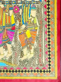 Madhubani Painting Doli Kahar, Indian Folk Art Painting , Wedding Gift