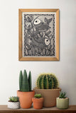 Madhubani Fish Painting, Mithila Folk Art, Housewarming Gift
