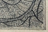 Mithila Art Elephant Fish Illusion Painting, Indian Folk Art, Handmade