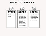 Teddy Bear Template, Bear Outline Bundle: Printable PDF, US Letter Size,