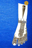 Acrylic Hand Foot Practice Models, Mehendi Henna Art Training Kit, Reusable Washable