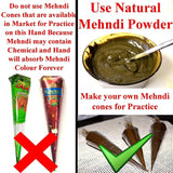 Acrylic Hand Foot Practice Models, Mehendi Henna Art Training Kit, Reusable Washable