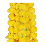 Artificial Marigold Fluffy Flowers Garlands for Decoration, phoolmala, diwali decor, temple decor, wedding decor, south asian flower garland