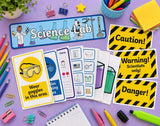Science Lab Role-Play Pack, Science Lab Role Play Warning Signs