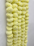 Artificial Marigold Fluffy Flowers Garlands for Decoration, phoolmala, diwali decor, temple decor, wedding decor, south asian flower garland