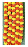 Artificial Marigold Fluffy Flowers Garlands for Decoration, phoolmala, diwali decor, temple decor, wedding decor, south asian flower garland