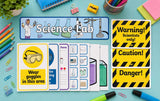Science Lab Role-Play Pack, Science Lab Role Play Warning Signs