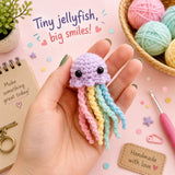 Crochet Jellyfish babies Pattern | Amigurumi Jellyfish , Beginner Friendly (PDF Pattern)
