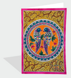 MADHUBANI LOVE BIRDS  ASSORTED GREETING CARDS