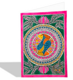 MADHUBANI PAIR OF FISH  ASSORTED GREETING CARDS