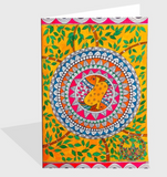 MADHUBANI PAIR OF FISH  ASSORTED GREETING CARDS