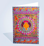 MADHUBANI PAIR OF FISH  ASSORTED GREETING CARDS