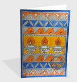 MADHUBANI DIWALI  ASSORTED GREETING CARDS