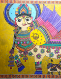 KAAMDHENU in Madhubani painting