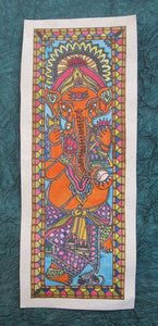 HINDU GOD GANESHA madhubani painting