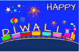 SET OF 5 DIWALI PRINTABLE CARDS . PDF DOWNLOAD. DIY