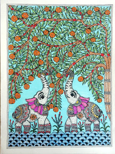 ELEPHANTS AND FRUITS