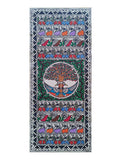 madhubani paintings Multicolor Handmade Madhubani Artwork on handmade Paper