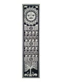 Black and white Handmade Madhubani Artwork on handmade Paper