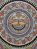 Madhubani painting peacock Artwork on paper