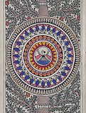 Madhucane Madhubani Multicolor Handmade Artwork on Paper